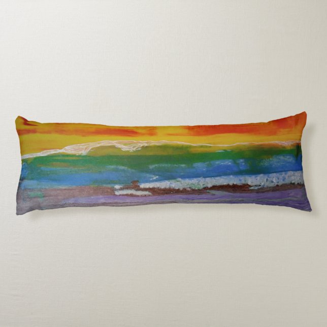 Bubblepacific pillows, same painting on both sides body cushion (Back)