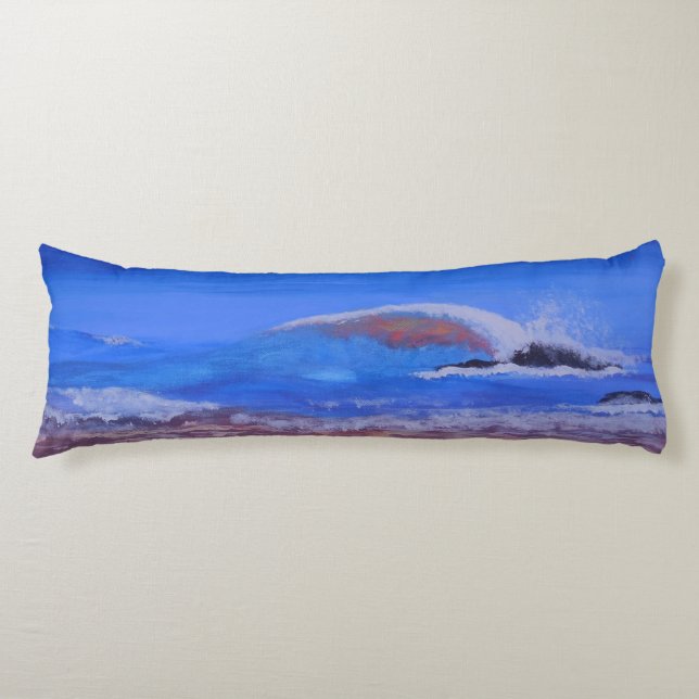 Bubblepacific pillows, shoreline body cushion (Front)