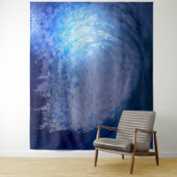 Bubblepacific wall tapestry, painting, in the curl