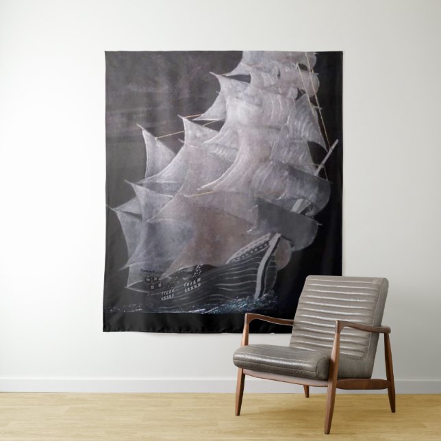 Bubblepacific wall tapestry's tapestry (In Situ)