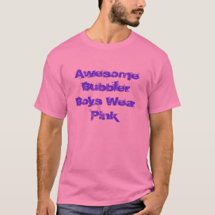 Bubbler Boys Wear Pink T-Shirt