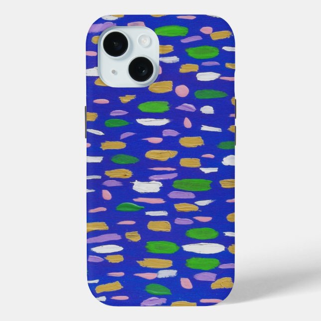Bubbles and Blues Case-Mate iPhone Case (Back)