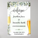 Bubbles and Brews Welcome Couples Shower Sign<br><div class="desc">Change text to the design on personalise this design click "details", for additional changes (font colour, font style, move or remove elements *welcome is not editable but colour can be changed ), scroll down on details and click on link "Edit Using Design Tool". ** Check collection for all matching designs...</div>