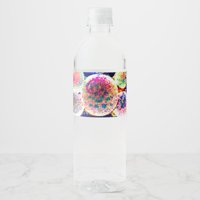Bubbles art mug magnet door sign business card cas water bottle label (Front)