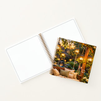 Bubbles at Golden Hour Notebook