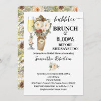Bubbles Brunch & Bloom Bridal Shower Winter Floral