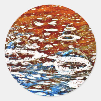 BUBBLES CLASSIC ROUND STICKER