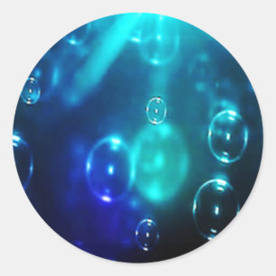 Bubbles Classic Round Sticker