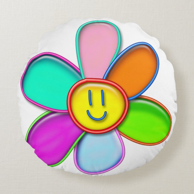 BUBBLES FANTASY - ROUND CUSHION (Front)
