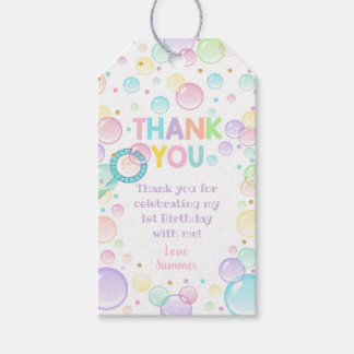 Bubbles Favour Tags Bubbles Thank you Tags