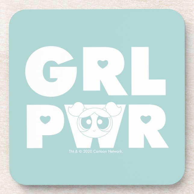 Bubbles: Girl Power Coaster (Front)