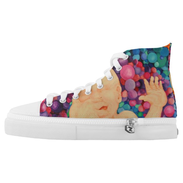 Bubbles High Tops (Left Shoe Outside)