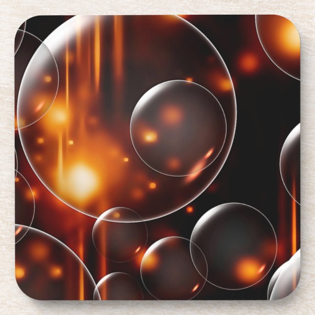 Bubbles in Headlights Coaster (Front)