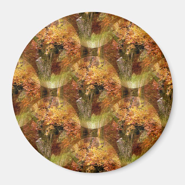 Bubbles in the Fall.... Magnet (Front)