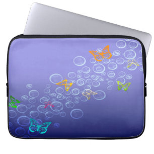 Bubbles n Butterflies Laptop Sleeve