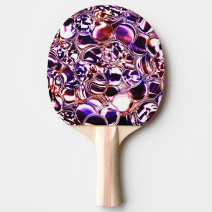 Bubbles of colour glass or precious stones? ping pong paddle