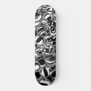Bubbles of glass or of metallic darkest? skateboard