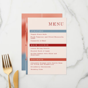 Bubbles of Love: Fairy Tale Wedding Simple Menu