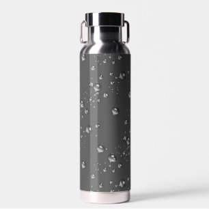 Bubbles On Grey Water Bottle