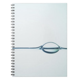 Bubbles on Water Surface Spiral Notebook
