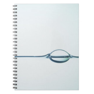 Bubbles on Water Surface Spiral Notebook