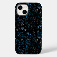 Bubbles pattern 01 Black BG