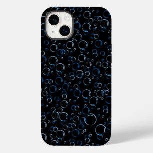 Bubbles Pattern 01.FR.b Black BG Case-Mate iPhone 14 Plus Case