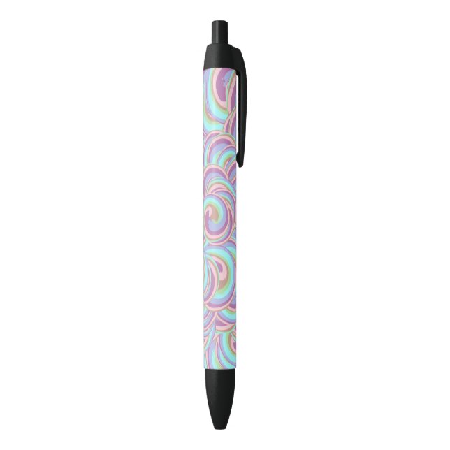 Bubbles pattern black ink pen (Bottom (Vertical))