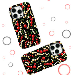 Bubbles pattern iPhone 16 pro case