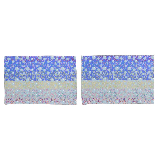 Bubbles Pillowcase (Front-Set)