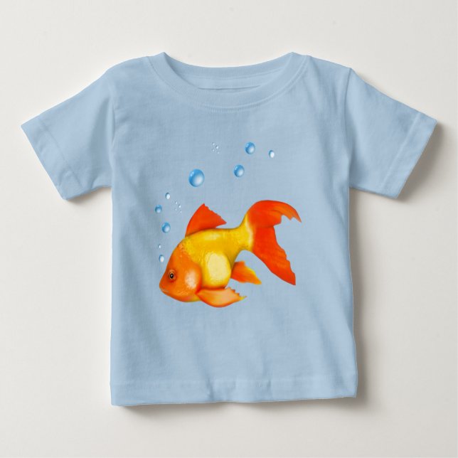 Bubbles the Goldfish Baby T-Shirt (Front)