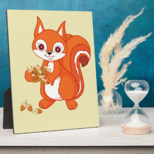 Bubbles the Helpful Squirrel Plaque