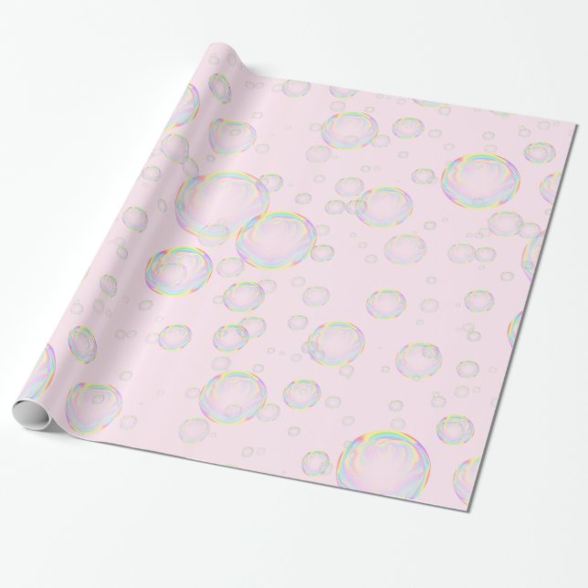 Bubbles! Wrapping Paper (Unrolled)