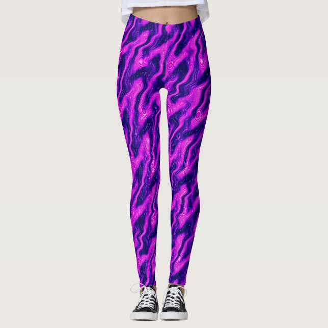 Bubblin' Waves... Leggings (Front)