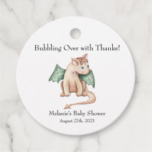 Bubbling Over with Thanks Soap Favour Tags