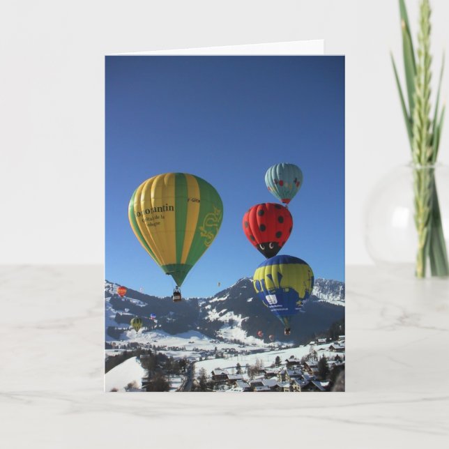 bubbling wishes holiday card (Front)