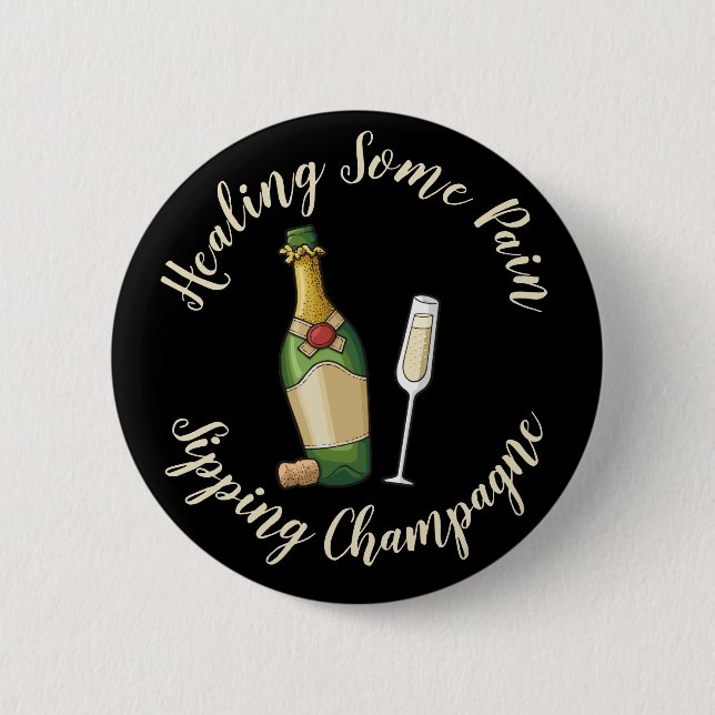 Bubbly 6 Cm Round Badge (Front)