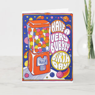 Bubbly Birthday Letterpress Card