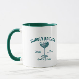 Bubbly Brigade Sparkle & Sip Society Mug