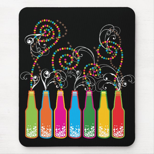 Bubbly Celebrations! Gift Mousepad (Front)