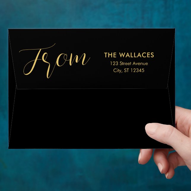Bubbly Cheer Christmas Holiday Card Envelopes (Hand)