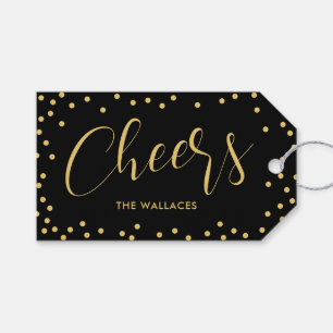 Bubbly Cheer Holiday Tag Christmas Gift Tags