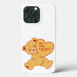Bubbly Cute Bear Red Colorway iPhone / iPad case