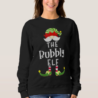 Bubbly Elf Group Christmas Pajama Party Sweatshirt