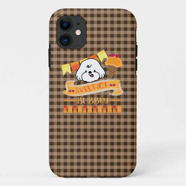 bubbly loves ice cream Case-Mate iPhone case (Back)