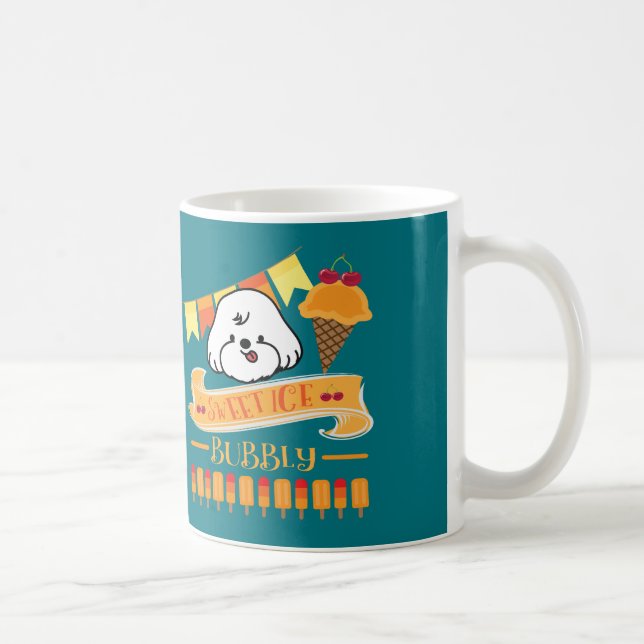 bubbly loves ice cream coffee mug (Right)