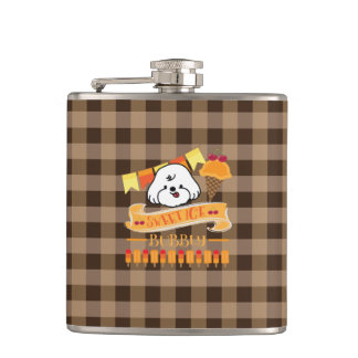 bubbly loves ice cream hip flask