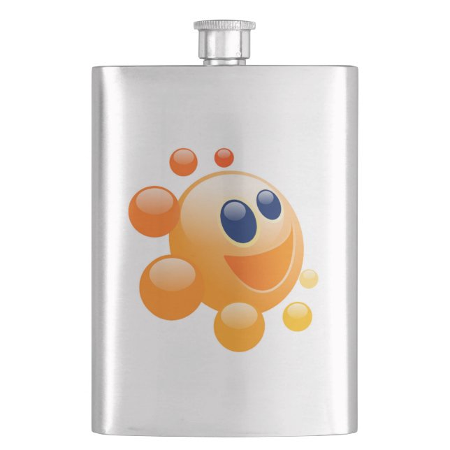 BUBBLY SUN HIP FLASK (Front)