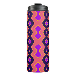 Bubbly Wave pink purple Thermal Tumbler