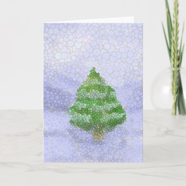 Bubbly Winter Scene Card (Front)